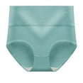 thumbnail image 1 of Luvrsol Women's Underwear Cotton Solid Large Size High Waist Tummy Control Panties, L-2XL, 1 of 3