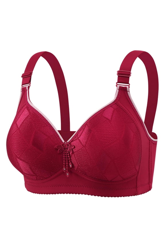 Womens Bras Minimal Seam Wirefree T-Shirt Bra Elastic Side Support All Occasion Everyday S-3XL