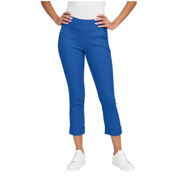 Luvrsol Womens Capris Soft Skinny Capri Leggings High Rise Compression Workout Yoga Pants S-2XL