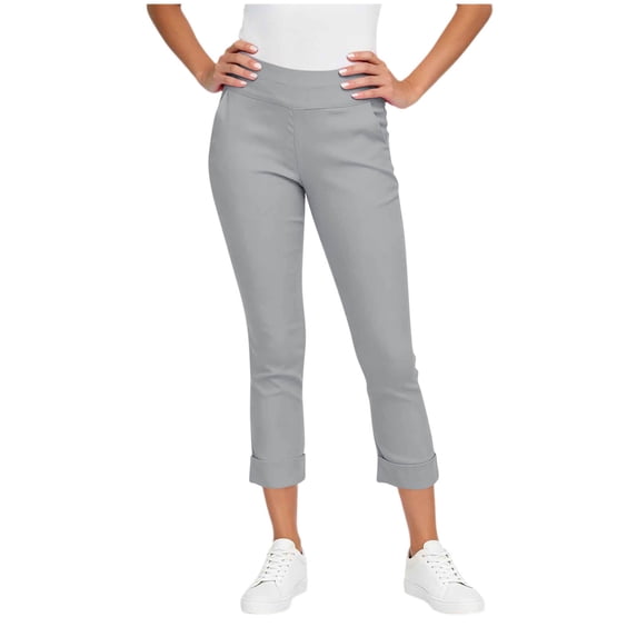 Luvrsol Womens Capris Soft Skinny Capri Leggings High Rise Compression Workout Yoga Pants S-2XL