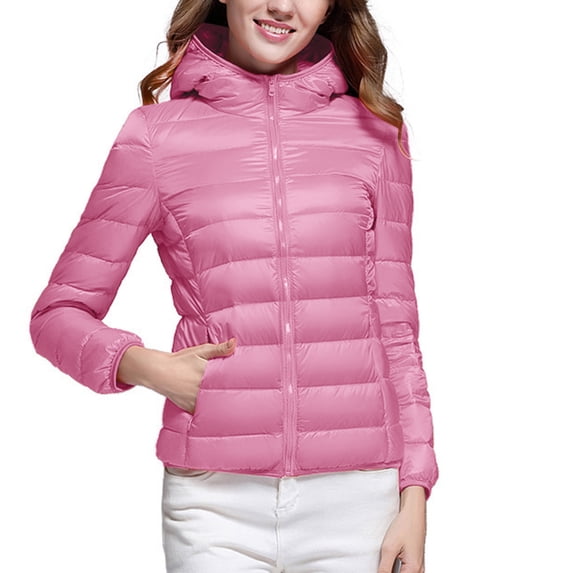 Luvrsol Womens Coats Cotton Padded Winter Jacket Long Sleeve Warm Casual Outerwear Coat M-3XL