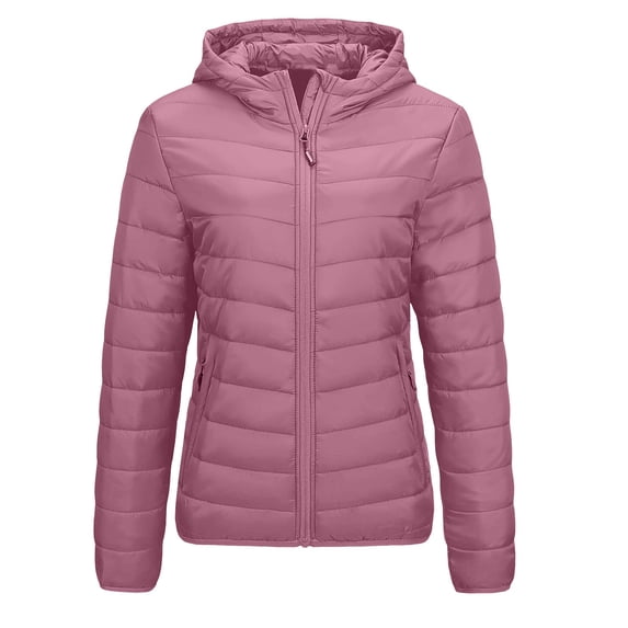 Luvrsol Womens Coats Cotton Padded Winter Jacket Long Sleeve Warm Casual Outerwear Coat M-3XL