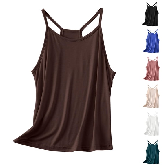 Luvrsol Womens Tank Tops Solid Basic Soft Stretchy Casual for Everyday Wear, M-2XL