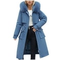 thumbnail image 1 of Luvrsol Womens Winter Coats Long Sleeve Puffer Coat Thickened Quilted Warm Jacket with Pockets M-3XL, 1 of 5