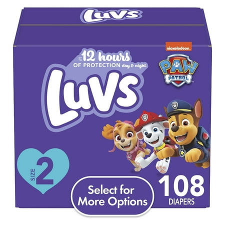 Luvs Diapers Size 2, 108 Count (Select for More Options)
