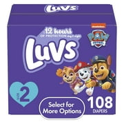 Luvs Diapers Size 2, 108 Count Select for More Options