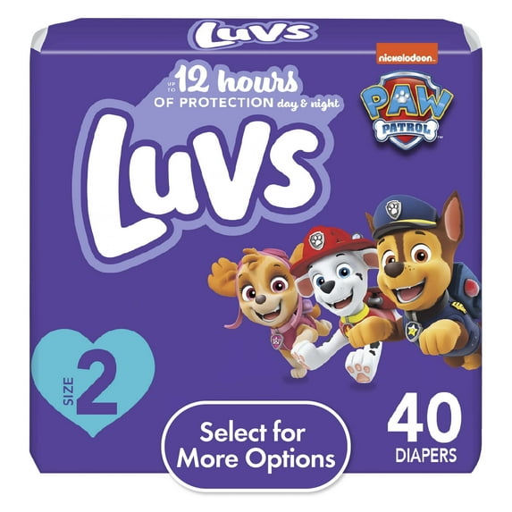 Luvs Diapers Size 2, 40 Count (Select for More Options)
