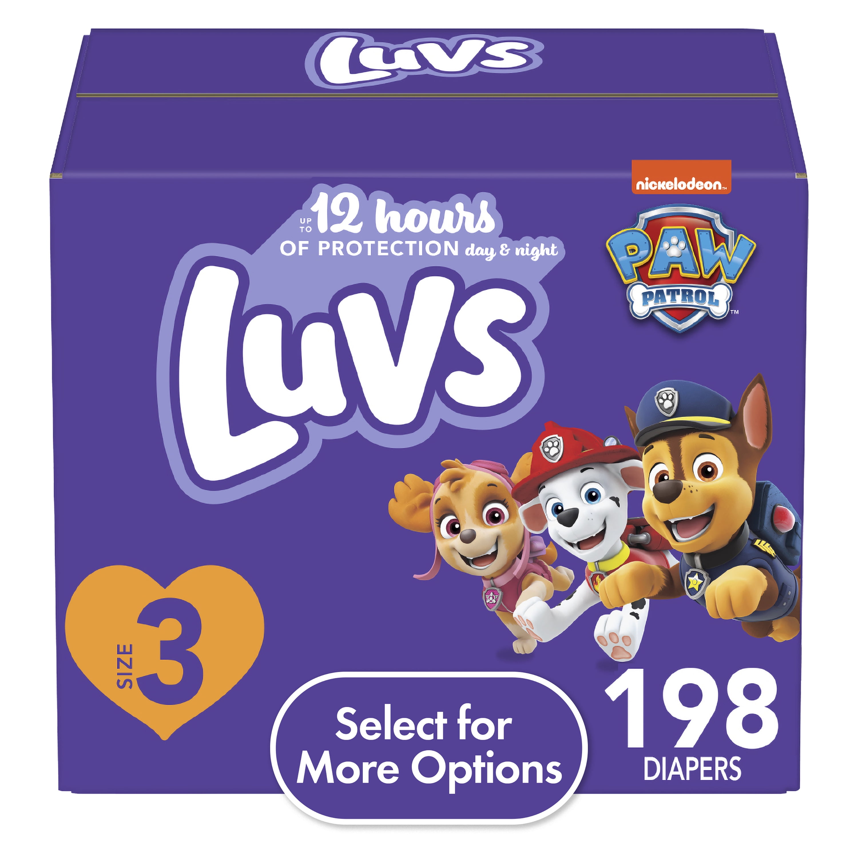 Luvs Diapers Size 3, 198 Count (Select for More Options)