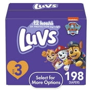 Luvs Diapers Size 3, 198 Count Select for More Options