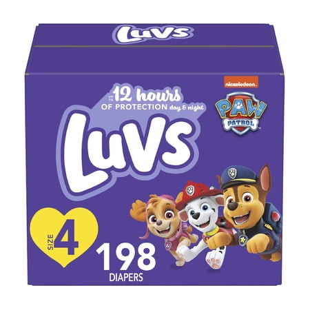 Luvs Diapers Size 4, 198 Count (Select for More Options)