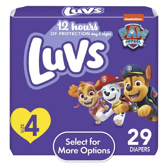 Luvs Diapers, Size 4, 29 Count