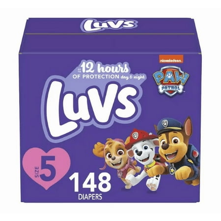 Luvs Diapers, Size 5, 148 Count