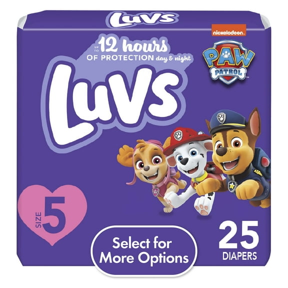 Luvs Diapers Size 5, 25 Count (Select for More Options)