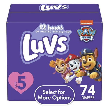 Diaper Size: Size 5, Count Per Pack: 74