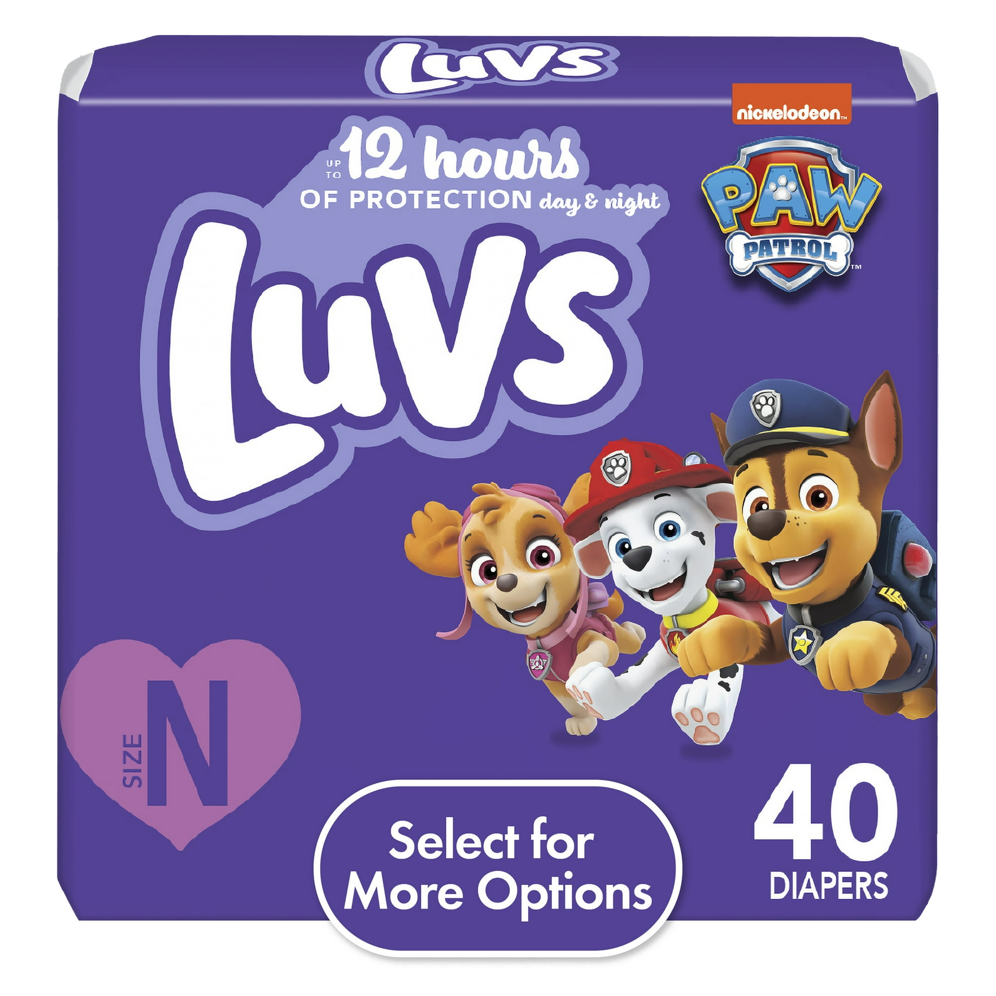 Luvs Diapers Size Newborn, 40 Count