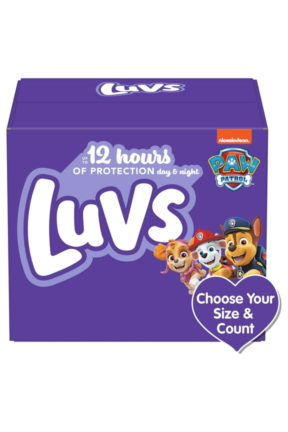 Paw Patrol Edition Diapers (Choose Your Size & Count)