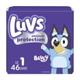 thumbnail image 1 of Luvs Platinum Protection Baby Diapers, Size 1 (8-14 lbs), 46 Count, 1 of 12