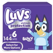 Luvs Platinum Protection Baby Diapers Size 6, 144 Count Select for More Options