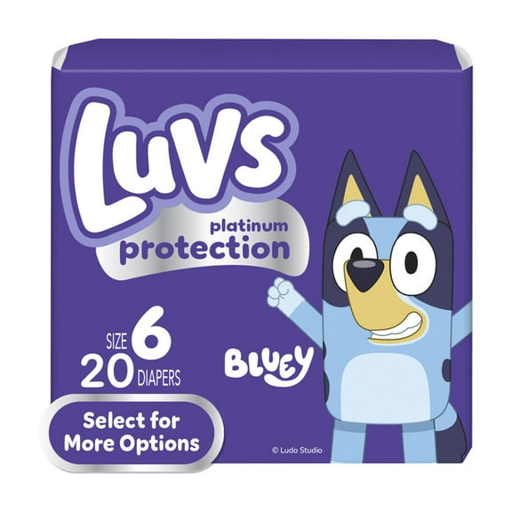 Luvs Platinum Protection Baby Diapers Size 6, 20 Count (Select for More Options)