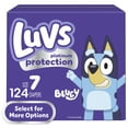 thumbnail image 1 of Luvs Platinum Protection Baby Diapers, Size 7, 124 Count, 1 of 12