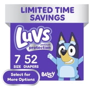 Luvs Platinum Protection Baby Diapers Size 7, 52 Count Select for More Options