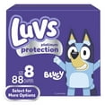 thumbnail image 1 of Luvs Platinum Protection Baby Diapers, Size 8, 88 Count, 1 of 12