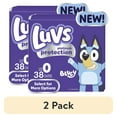 thumbnail image 1 of (2 pack) Luvs Platinum Protection Baby Diapers Size Newborn, 38 Count (Select for More Options), 1 of 12