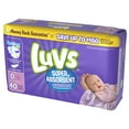 Luvs Super Absorbent Leakguards Newborn Diapers Size N 40 count