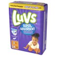Luvs Super Absorbent Leakguards Super Soft Diapers, Size 3, 34 Ct
