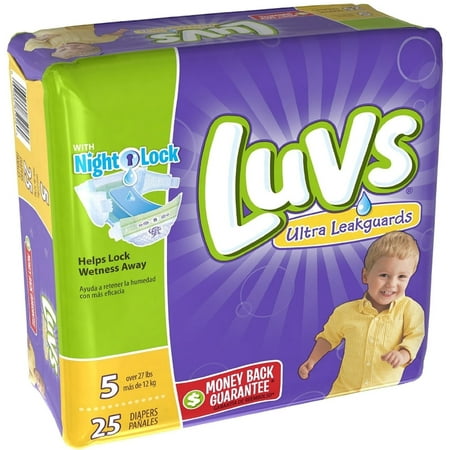 Luvs Ultra Leakguards Stage 5 Disposable Diaper (4 Sets of 25)