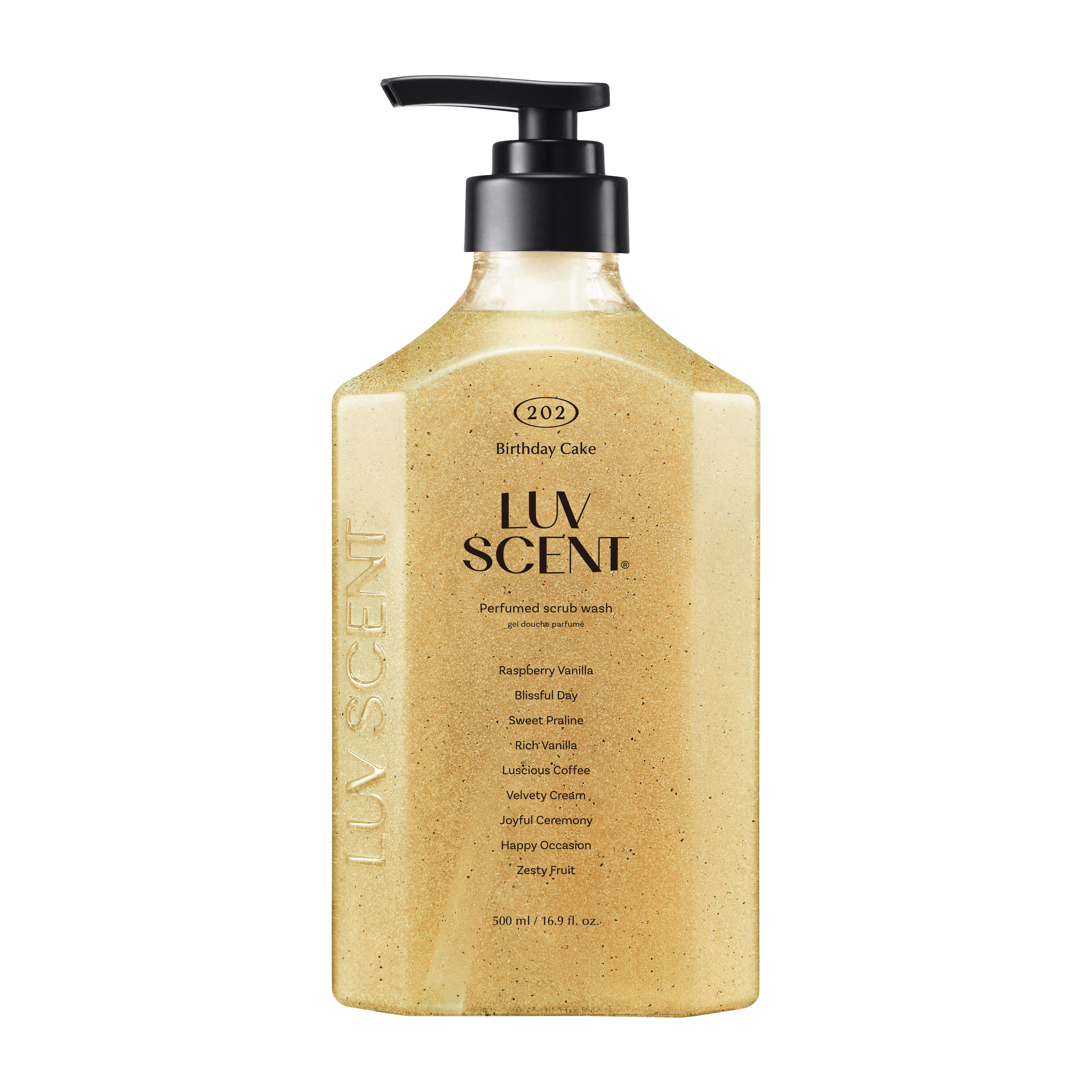 Luvscent Birthday Cake Scrub Wash for All Skin Types 16.9 fl oz