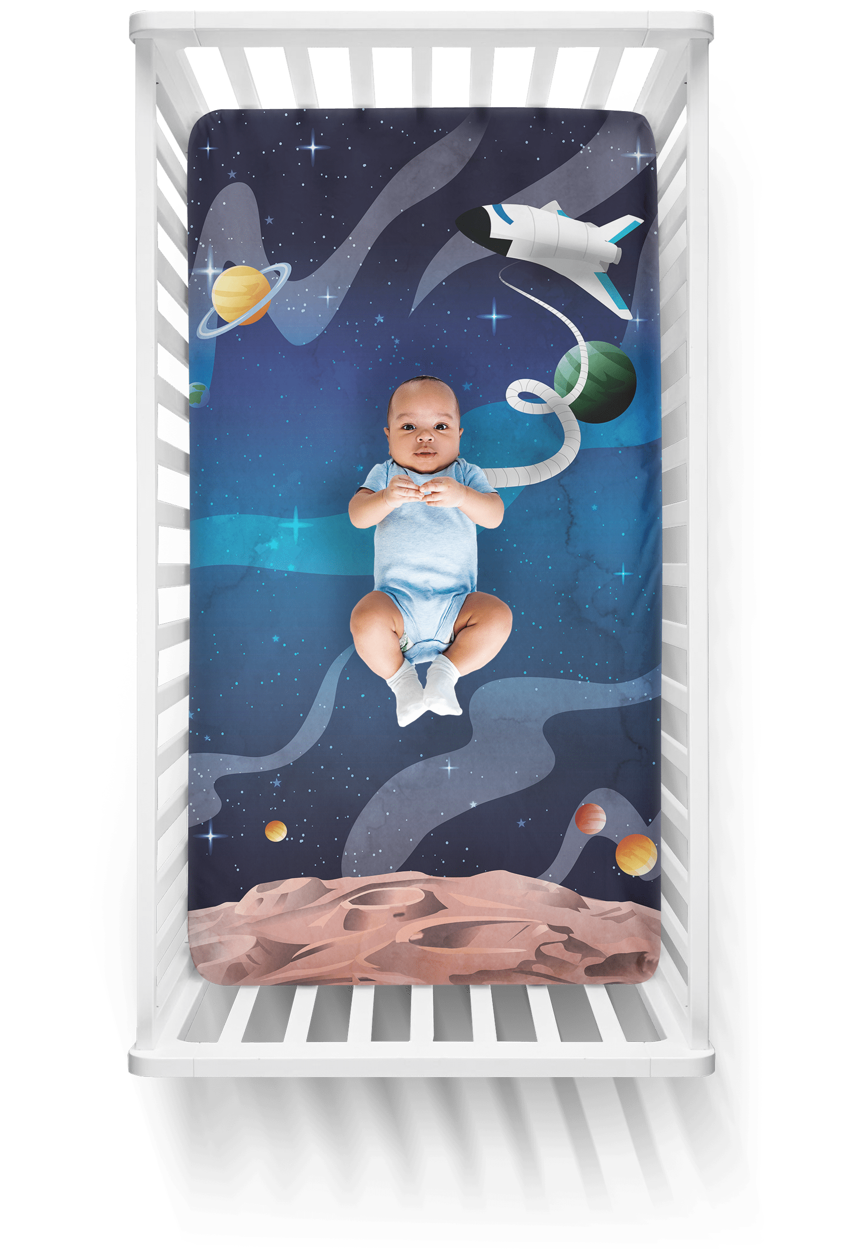 Luvsy Printed Crib Sheets
