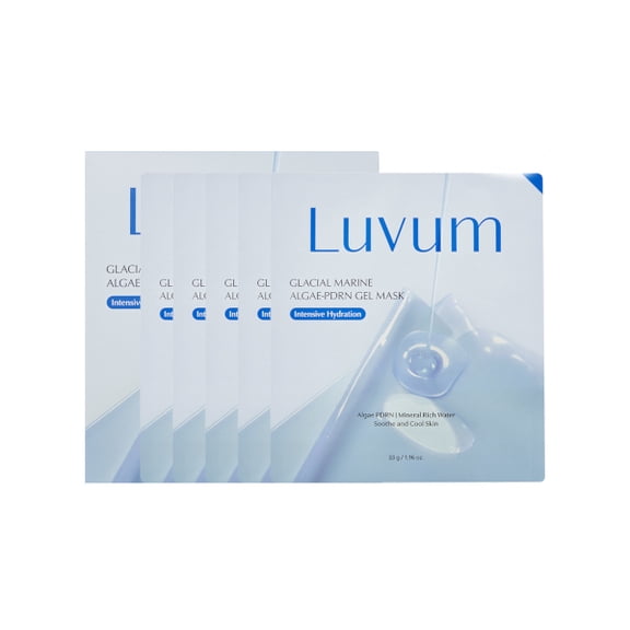 Luvum Glacial Marine Algae-PDRN Gel Mask 4+1 Pack