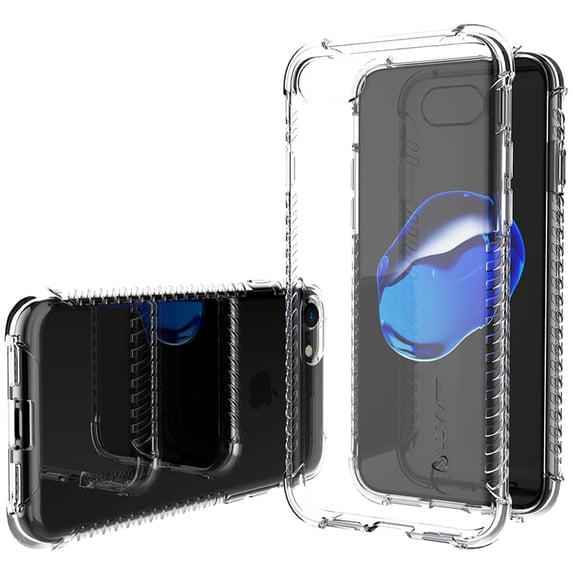 Luvvitt Clear Grip Flexible TPU Case for iPhone SE 2020, iPhone 7 and 8 - Clear