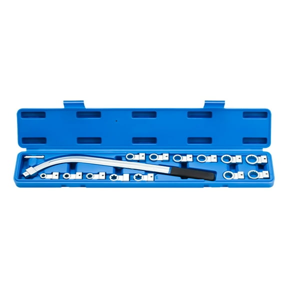Luwecf 15 Pieces Belt Tensioner Tool Kit E10 E12 E14 E16 E18 Auto Maintenance Tools