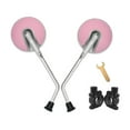 thumbnail image 1 of Luwecf 2 Pieces Mirrors for Motorcycle Motorcycle Back View Mirror Mirror for Motorbike pink, 1 of 8