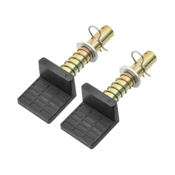 Luwecf 2 Pieces Motorcycle Stand Hooks Iron Motorbike Accessories for Paddock Round tube