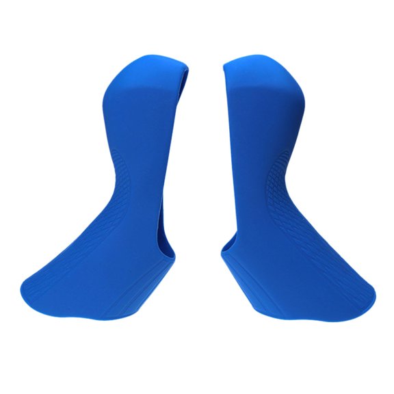 Luwecf 2Pcs Cycling Accessories Scratch Resistant Non-slip Bike Shifter Lever Cover blue