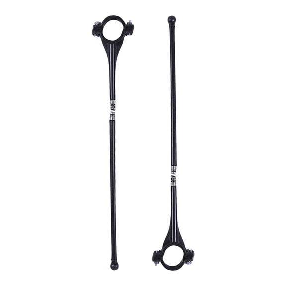 Luwecf 2x Bike Display Flagpole Race Flagstick with Spring Connection Sturdy Motorcycle