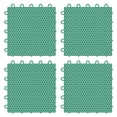 thumbnail image 1 of Luwecf 4 Pieces Synthetic Ice Tiles Hockey Training Board for Stickhandling Passing Green, 1 of 9