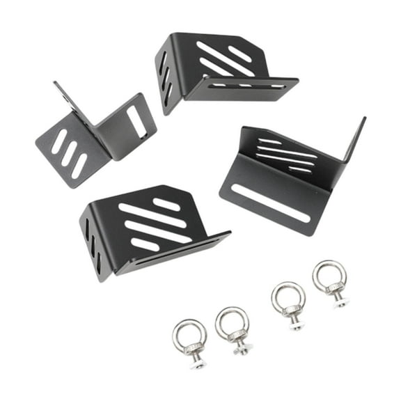 Luwecf 4Pcs Generic Cargo Corner Brackets Quick Disassembly Replacement