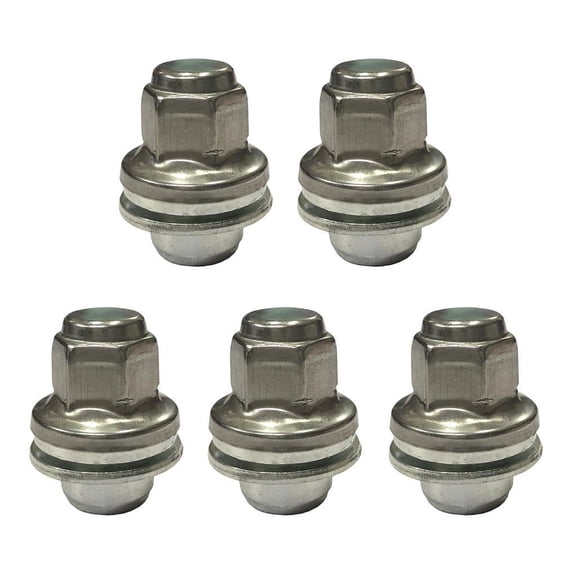 Luwecf 5 pc Factory Lug Nut , 5 Pack Chrome For Resistance Chemical