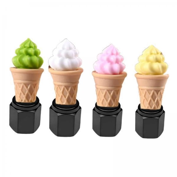 Luwecf 6x4 Pieces Tire Valve Stem Caps Tyre Valve Caps for Bikes Motorcycles SUV 6 Pcs