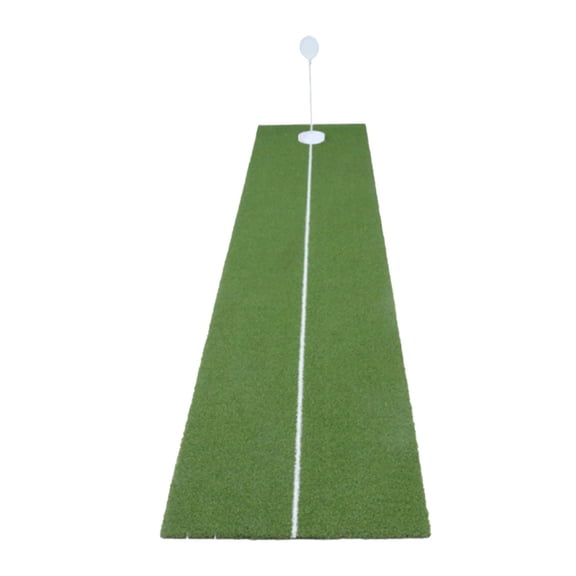 Luwecf Anti Slip Golf Putting Mat Foldable Training Green with Hole Cup for Office Home