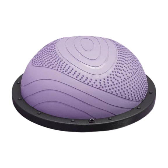 Luwecf Balance Ball Balancing Core Workout Equipment Anti Slip 22.83inch Versatile Half violet