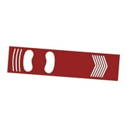 Luwecf Baseball Hitting Batting Mat Softball Turf Training Mat for Men Women Family red