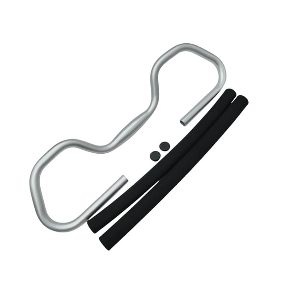 Luwecf Bike Butterfly Handlebar Lightweight Aluminum Alloy for Travel Riding Biking Silver