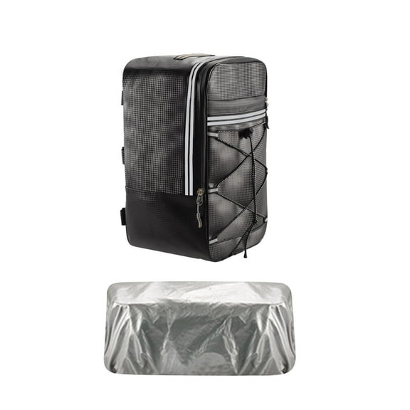 Luwecf Bike Rear Rack Bag Bicycles Trunk Bag Cycling Accessories Bike Carrier Cargo Bag 33cmx21cmx18cm 15L