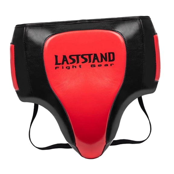 Luwecf Boxing Groin Protector Abdominal Protector Jockstrap Mma Cup Taekwond Black Red