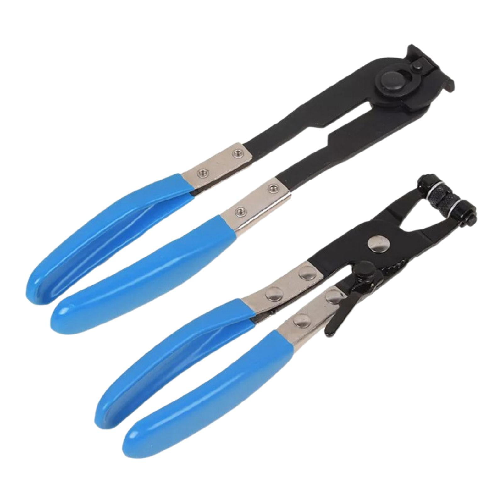 Hose Clamp Plier Repair Tool With Swivel Flat Band For Removal And Installation Of Ring-Type Or Flat-band Hose Clamps In Automotive Coolant Radiator - Foto 7